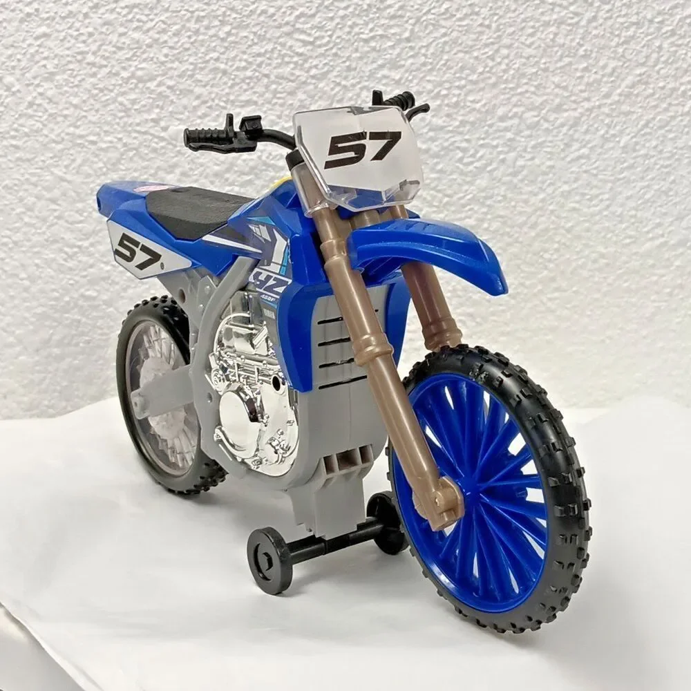 Dickie Toys Wheelie Raiders Yamaha YZ Motorcycle Battery Operated Engine Noises
